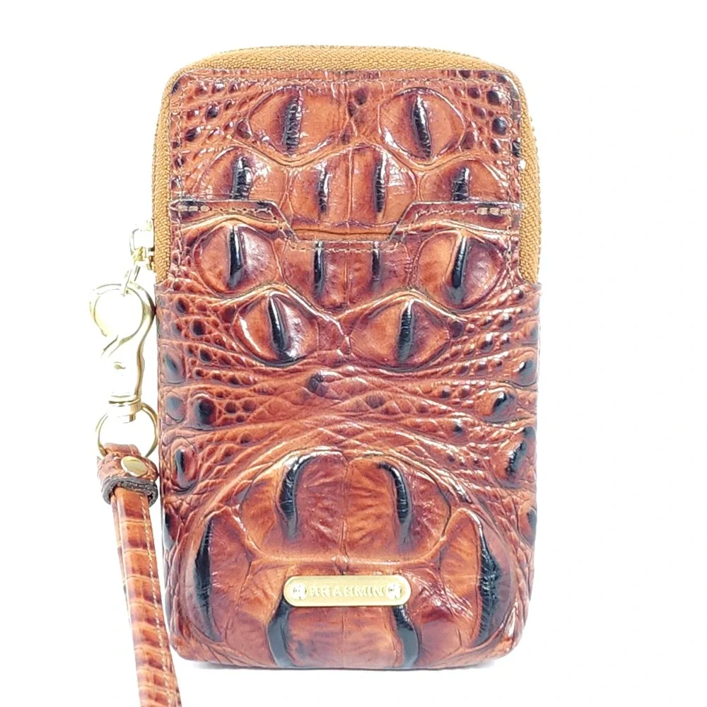 Brahman Universal Wallet Wristlet In Pecan Melbourne Color - Picture 2 of 11